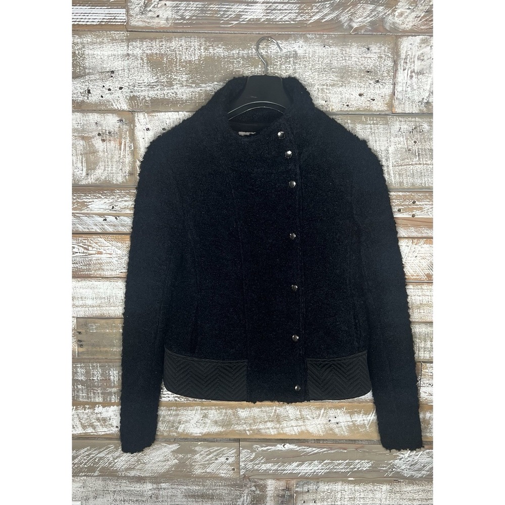 Banana Republic Womens‎ Black Wool Coat size 4